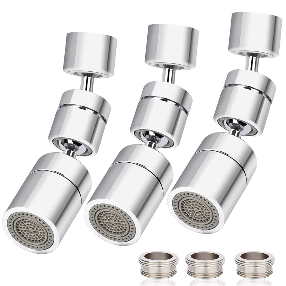 Universal Faucet Aerator Attachment, Two Spray Modes 360 Degree Swivel Sprayer With Oxygen Enriched Flow, Anti Rust Faucet Sprayer For Kitchen Bathroo 9466005094146