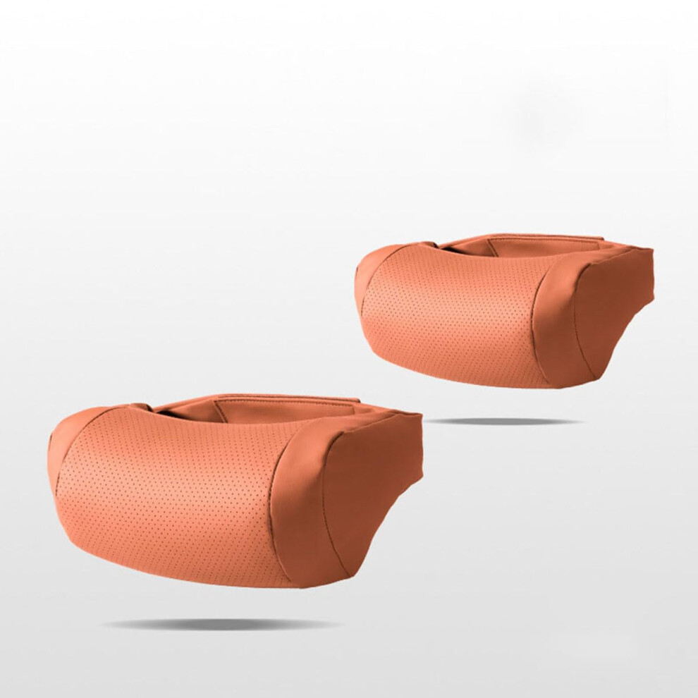 Car Headrest Pillows 2Piece Set Orange 9119770229793