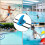 Swimming Aid 60x25x2 cm EVA Swimming Trainer Float Blue Thick Material 2