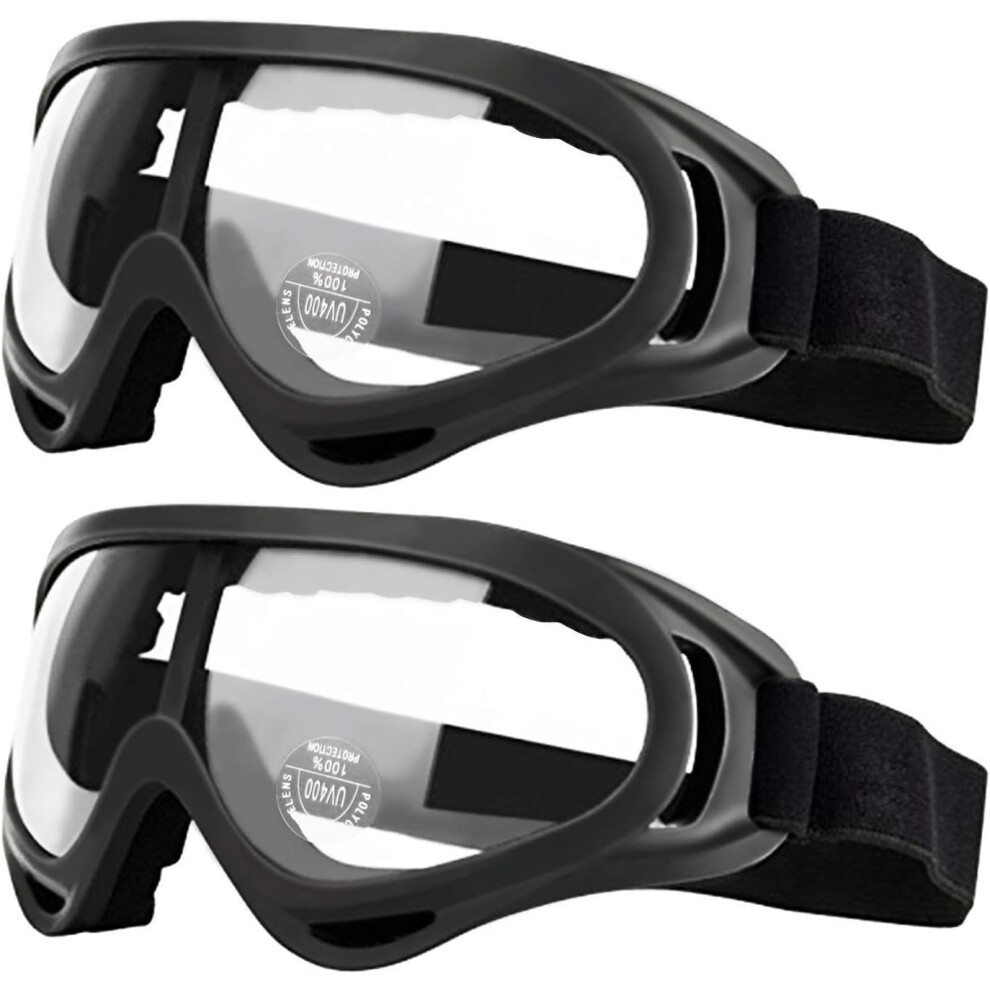 Anti-Glare Lenses Motorcycle Goggles, Abs Frame For Enhanced Pc Lens Durability And Optimal Vision 9088816260833