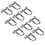 Ευέλικτα και αξιόπιστα δεσμά D από ανοξείδωτο χάλυβα, υψηλής ποιότητας ανθεκτικό 5