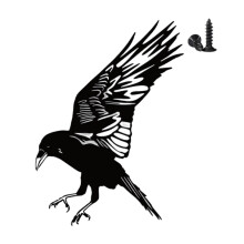 Minimalisten Metalen Vogel Wanddecoraties Ophangingen Metalen