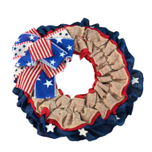 Kerstkrans Patriottische krans voor binnen- en buitendecoraties