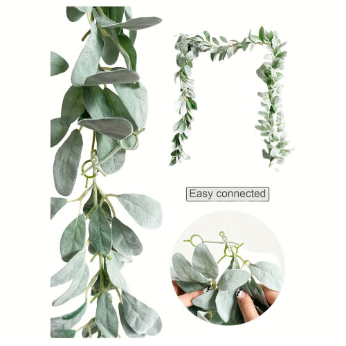 Kunstmatige Vine Leaf Greenery-slingers voor 1