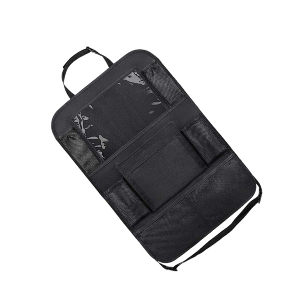 Waterproof Car Back Seat Organizer With Multipocket Storage For Books Tablets Drinks And Tissues 9001264389598