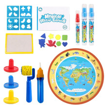 Watermark Mat Painting Mat for Kids Multifunctional Reusable Canvas 80x80cm Educational Toy Writing Activity for Kids Girls Birthday Living Room