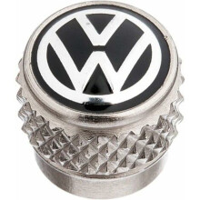 Superrea! Volkswagen 000071215D - Ventilhattar med VW-logotyp - För gummi- och metallventiler, 4-pack
