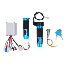 Aperto do acelerador de monitoramento de tensão com guiador de borracha macia para bicicletas elétricas e scooters kinder sicherheit einfach zu