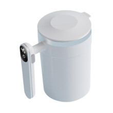 Portable Electric Shaker Bottle For Protein Shakes And Other Drinks White