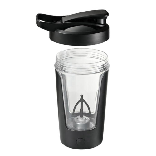 BatteryPowered Automatic Blender Cup Temperature Coffee Milk Powder Compatible