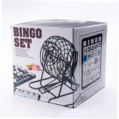 Bingo Machine Simulative Lottery Machine Black 2