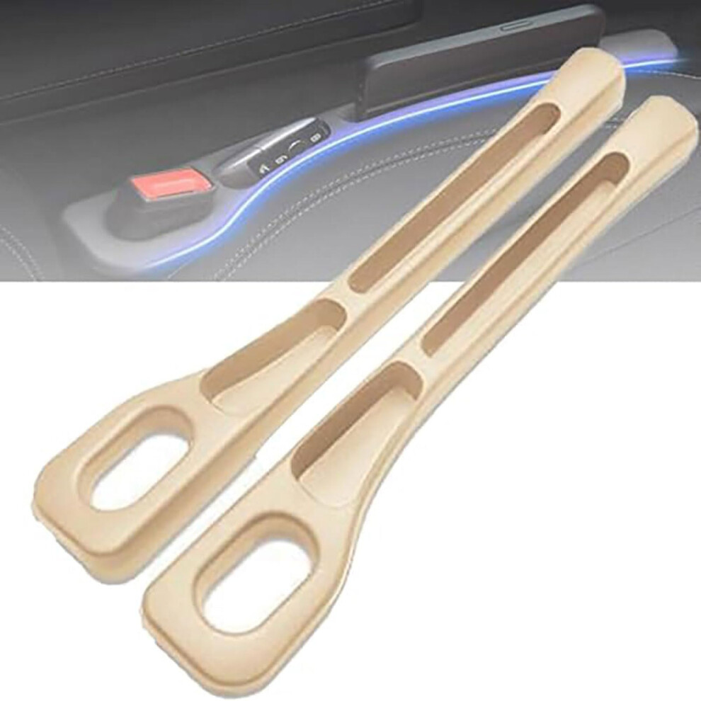 Car Seat Gap Filler 2Piece Leakproof Crevice Blocker Beige 9001264391577