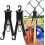 Multifunctional baseballsoftball equipment holder with lock and elastic rope 3