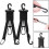 Multifunctional baseballsoftball equipment holder with lock and elastic rope 4