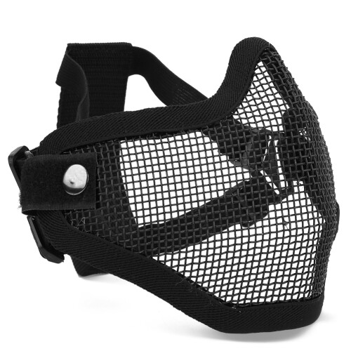 Μάσκα προσώπου Tactical Mesh, ανώτερη προστασία μισού προσώπου, μαλακή κάλυψη άκρων
