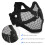 Μάσκα προσώπου Tactical Mesh, ανώτερη προστασία μισού προσώπου, μαλακή κάλυψη άκρων 8