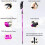 Commandes intuitives, bâtons de marche réglables, microphone col de cygne, base avec interface USB, système de verrouillage rapide, télescopique, 6