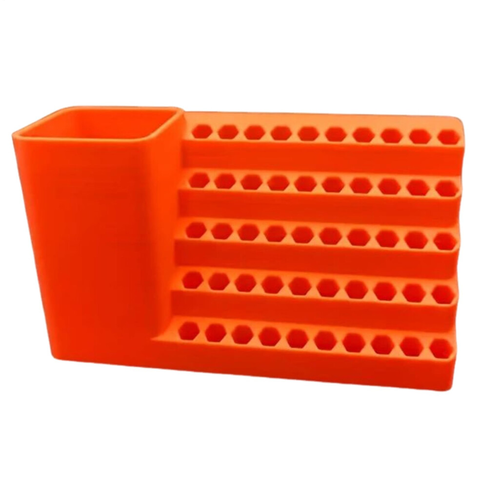 Hex Shank Bit Storage Box, 50Slot Organizer For Screwdriver Bits And Drill Bits, For Workshop Cabinet Shed Basement 9323874520186