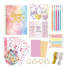 Notebook for Diary, Craft Kit for Journaling, Crafts for Scrapbooking and Diary, Scrapbooking Set blue