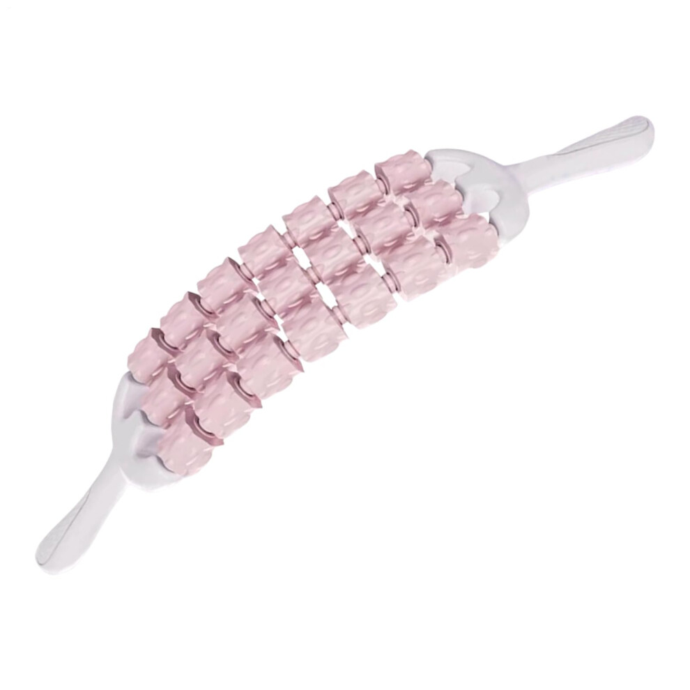 Muskel Roller Stick  TripleBearing Massage Stick for Recovery, Pink