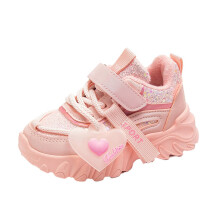 Children's Winter Shoes WarmLined Winter Boots for Girls, Snow Boots, NonSlip Outdoor Boots, Red UK Child Size 12.5