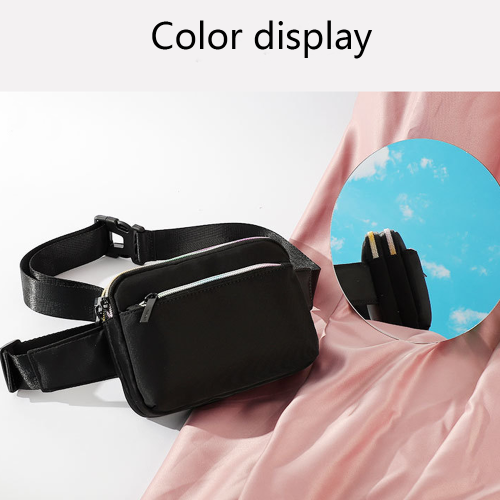 Τσάντα ζώνης crossbody για κάθε περίσταση, αδιάβροχη unisex τσάντα μέσης με κρυφές 2