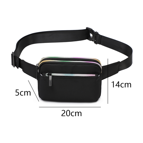 Τσάντα ζώνης crossbody για κάθε περίσταση, αδιάβροχη unisex τσάντα μέσης με κρυφές 1