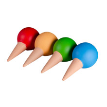 Zelfbewaterende pinnen Set van 4 terracotta