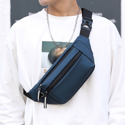 Τσάντα μέσης Crossbody, μεγάλη τσάντα μέσης με ρυθμιζόμενο λουράκι, σχεδιασμένη για 2