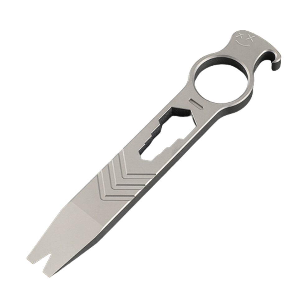 Titanium Multitool, Portable And Compact Edc Pry Bar, Hex Wrench, Versatile Use For Outdoor Camping Hiking, Perfect Gift For Men (140Mmx28mmx8mm) 9088816233721
