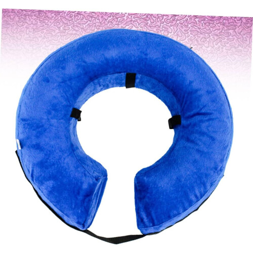 Adjustable Inflatable Dog Collar Size M for Pet Neck 1