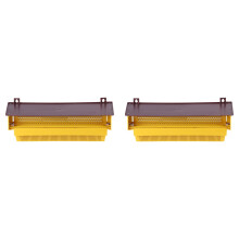 Pollen Trap 2Pack Removable Plastic Pollen Trap With Ventilated Pollen Tray 39 X 14 X 10 Cm Beekeeping Tool