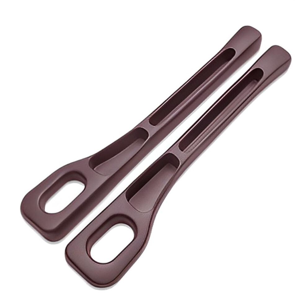Pack Of 2 Leather Car Seat Gap Filler Organizer With Dual Storage For Most Vehicles Brown 9323874520803
