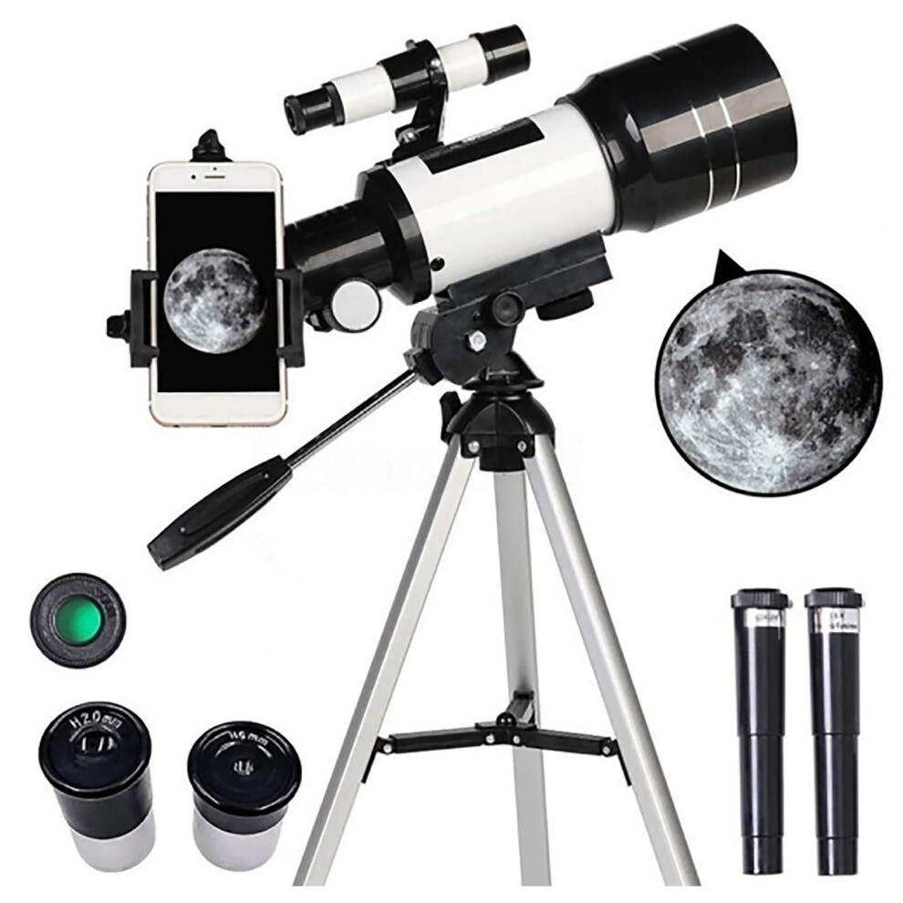 Astronomy Telescope For Adults And Beginners, Refracting Travel Telescope, 150X 70Mm Aperture With Tripod Finder Light 9119770234568