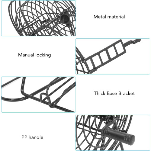 Bingo cage game, metal play set, manual operation, interactive, endless fun, complete set 2