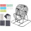 Bingo cage game, metal play set, manual operation, interactive, endless fun, complete set 2