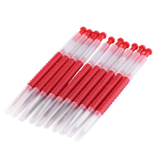Bee Larvae Grafting Tools Plastic PencilLike Tool For Queen Bee Rearing, 10Pc Set With SpringLoaded Plunger