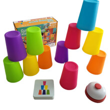 Stacking Cup Toys for Kids, Interactive Nesting Cups, Colourful Stacking Cup Set
