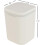 Portable Laundry Dispenser, Versatile Storage Container for Laundry Room Decor, Plastic Desktop Garbage Can with Space-Saving Design, White, 0.5 Gallo 2