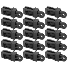 Windfeste Zeltclips für den Außenbereich, robuste Planenclips mit Verriegelungsmechanismus und umgekehrtem Zahndesign, ideal für die Befestigung