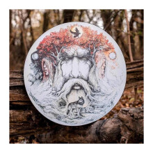 Shaman Drum, Creative 10 Inch Drum, Shaman Drum, Round Therapy Drum for Relaxing, Drum for Adults, Percussion, Essential Drum
