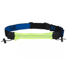 Marsupio da corsa, marsupio ultra sottile con luce LED per uomo e donna, striscia riflettente di sicurezza, comodo da indossare, tessuto impermeabile