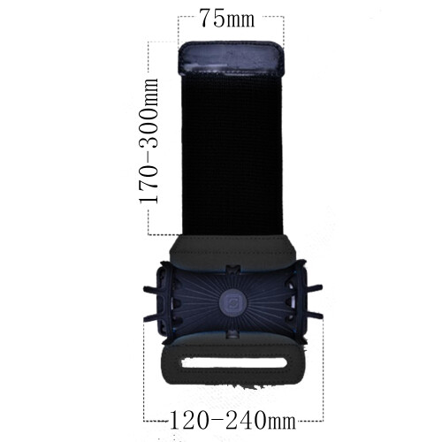 Βραχιόλι Smartphone: Περιστροφή 360, Universal Fit, Βάση Airpods, Κρυφή υποδοχή κλειδιού, Ιδανικό 1