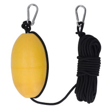 Cuerda de anclaje flotante para kayaks, material duradero de alta visibilidad que garantiza un uso fiable en el agua.