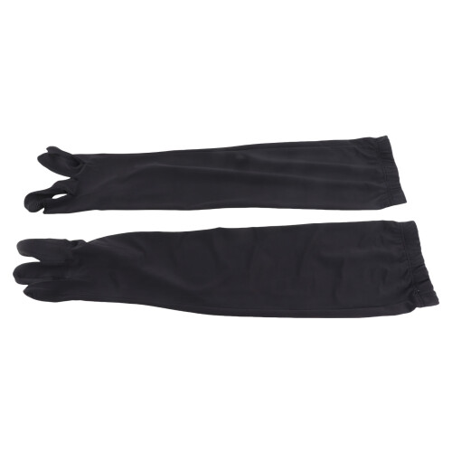 Armstulpen, sonnenfest, schwarz, freiliegend, 2