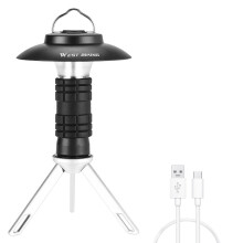 Lanterna da campeggio a LED resistente, lampada portatile ricaricabile con illuminazione a 360 e impermeabile IPX54 per un divertimento all'aria