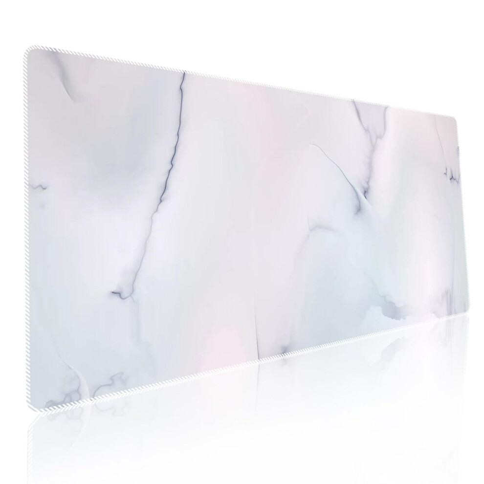 Mouse Pad Large 300X800mm Marble Stone Gaming Pad With Non Slip Rubber Base Washable Desk Mat For Home Office Grain 9001264395599