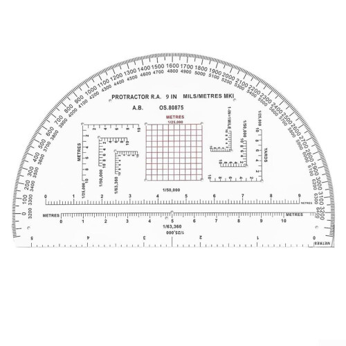 Geographic Coordinate Measuring Ruler Tool for School Education (MP1) 2