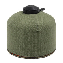 Camping Gas Canister Protective Cover Canvas Tank Storage Bag 110g 230g 450g Flat Medium