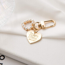 Keychain Shell Pearl Charm For Girls Bag Accessory Car Keychain Gift